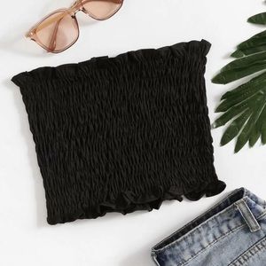 SHEIN Smocked Tube Top